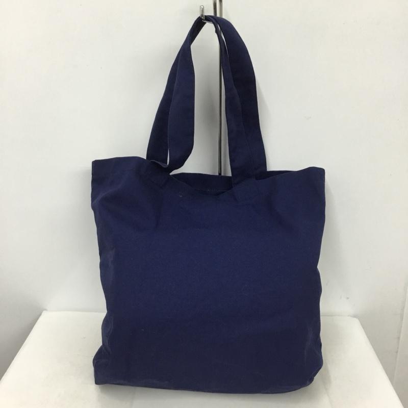 メゾンキツネ MAISON KITSUNE トートバッグ トートバッグ AU05101WW0007 TRICOLOR FOX TOTE プリント 紺 / ネイビー / メンズ USED 古着 中古 10136396