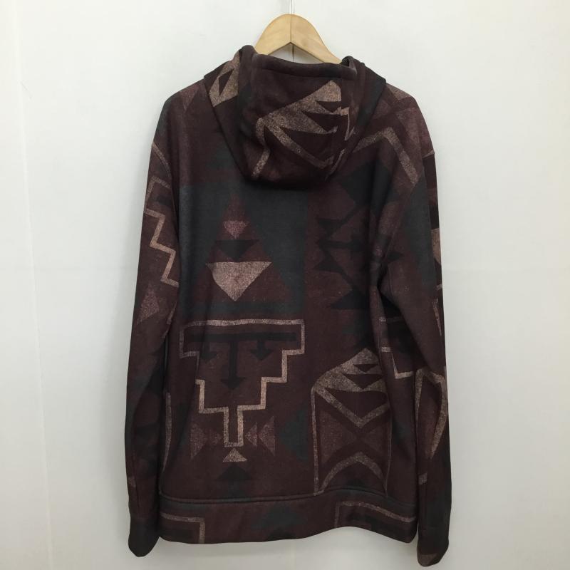 バートン BURTON パーカー 長袖 パーカー 10105VN814024 L 総柄 茶 / ブラウン / メンズ USED 古着 中古 10136370