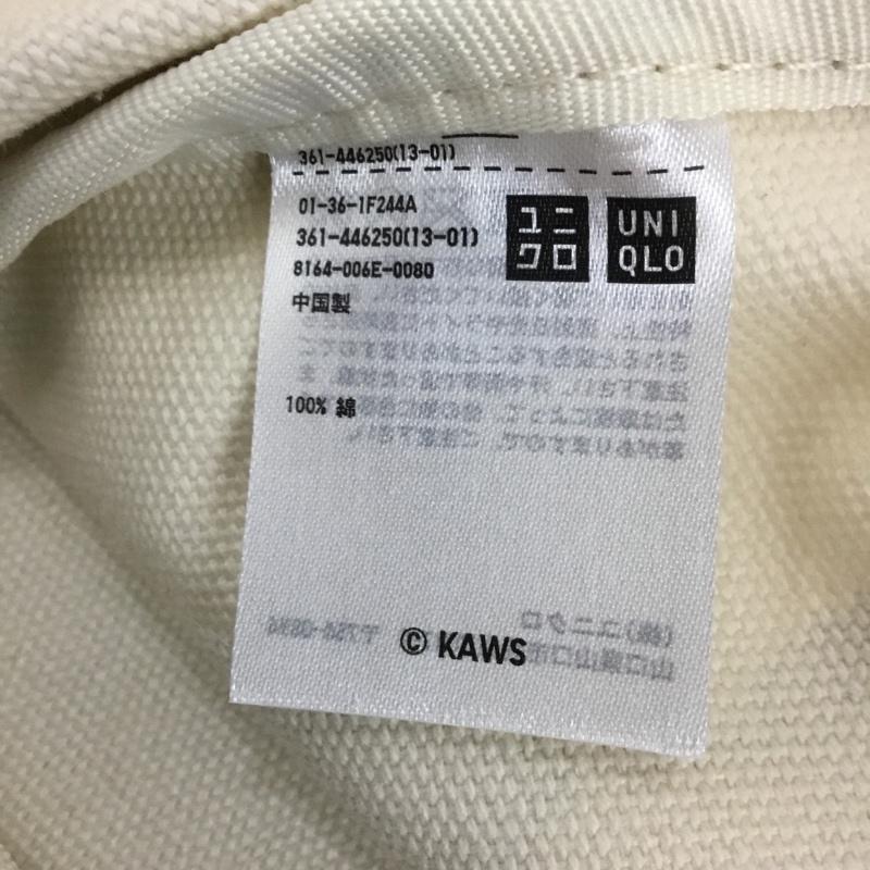 ユニクロ UNIQLO トートバッグ トートバッグ KAWS コラボ キャンバストート キャラクター アイボリー / アイボリー / メンズ USED 古着 中古 10136351