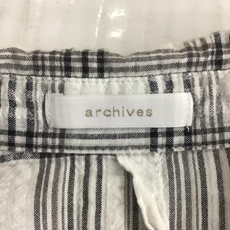 アルシーヴ archives ワンピース ロングスカート 長袖シャツワンピース カラーシャツワンピース ロングワンピース M チェック マルチカラー / マルチカラー / レディース USED 古着 中古 10110288