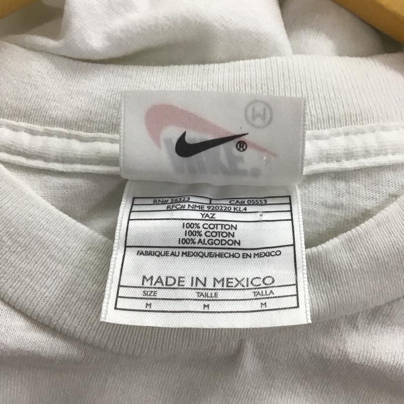 ナイキ NIKE Tシャツ 半袖 M プリント 白 / ホワイト / メンズ USED 古着 中古 10134912