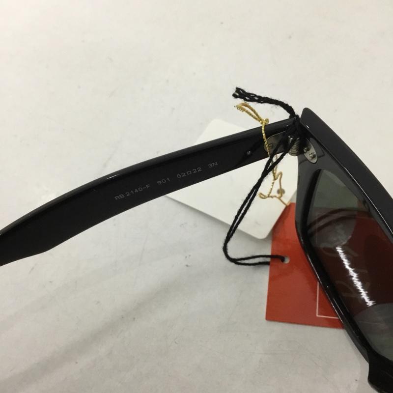 レイバン Ray-Ban めがね・サングラス サングラス RB2140-F WAYFARER カラーレンズ ケース付き ロゴ、文字 黒 / ブラック / メンズ USED 古着 中古 10129412