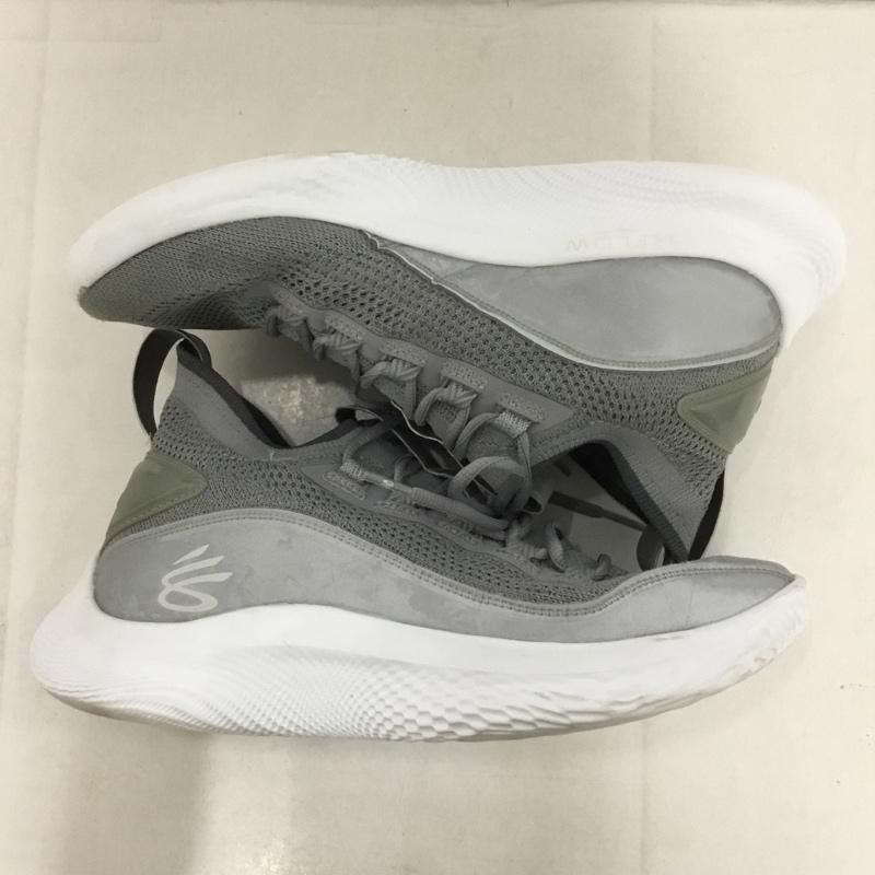アンダーアーマー UNDER ARMOUR スニーカー スニーカー 3024031-100 Curry8 28cm 28.0cm ロゴ、文字 灰 / グレー / メンズ USED 古着 中古 10138540