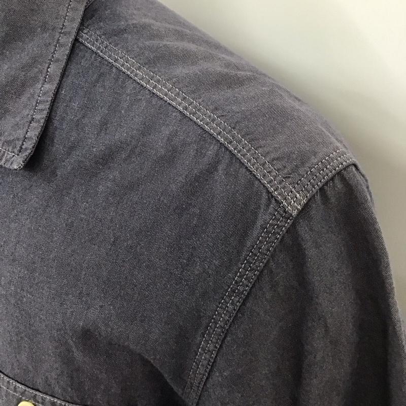 カーハート Carhartt シャツ、ブラウス 半袖 半袖シャツ カラーシャツ 半袖カットソー S 無地 インディゴ / インディゴ /  メンズ USED 古着 中古 10113099