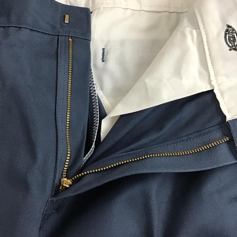 ディッキーズ Dickies パンツ チノパン 32インチ 無地 紺 / ネイビー /  メンズ USED 古着 中古 10123353