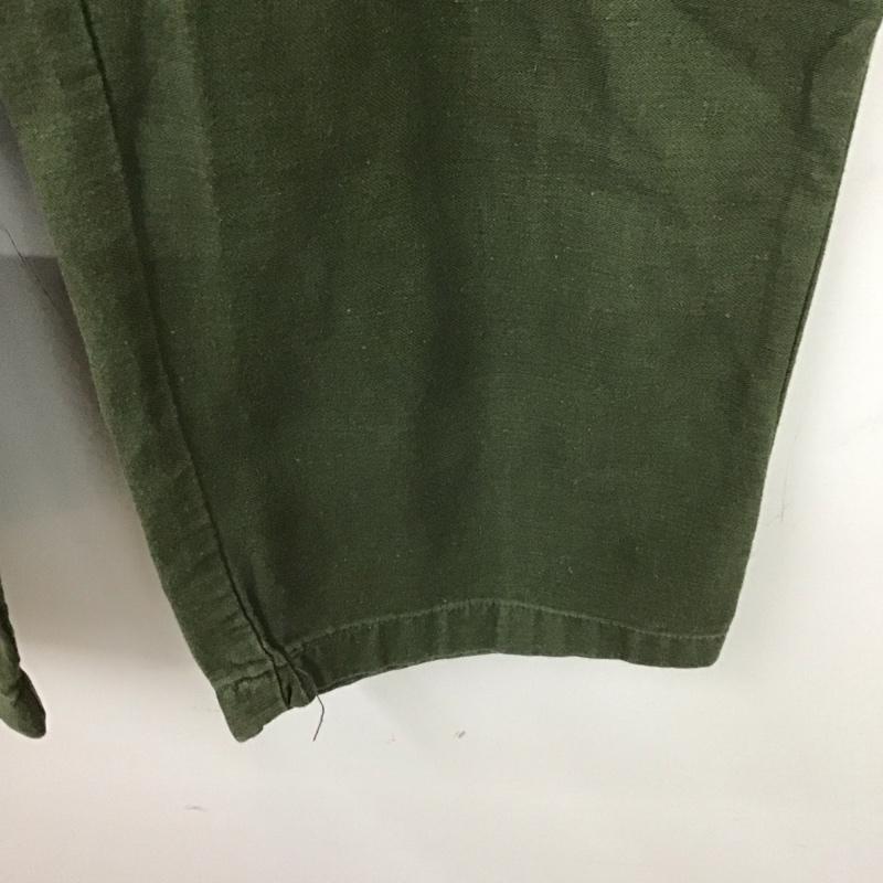 ミリタリー ミリタリー パンツ ワークパンツ、ペインターパンツ ミリタリーパンツ ワイドパンツ 60s アメリカ軍 ベイカー 32インチ 無地 カーキ / カーキ / メンズ USED 古着 中古 10130079