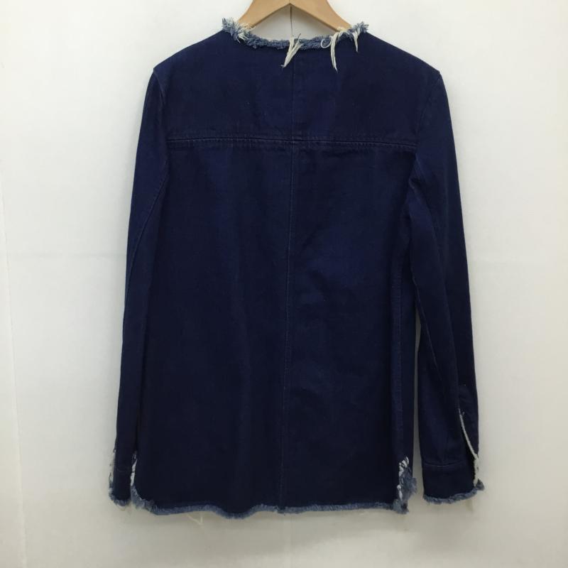 ザラ ZARA ジャケット、上着 ジャケット、ブレザー S 無地 インディゴ / インディゴ / レディース USED 古着 中古 10137769