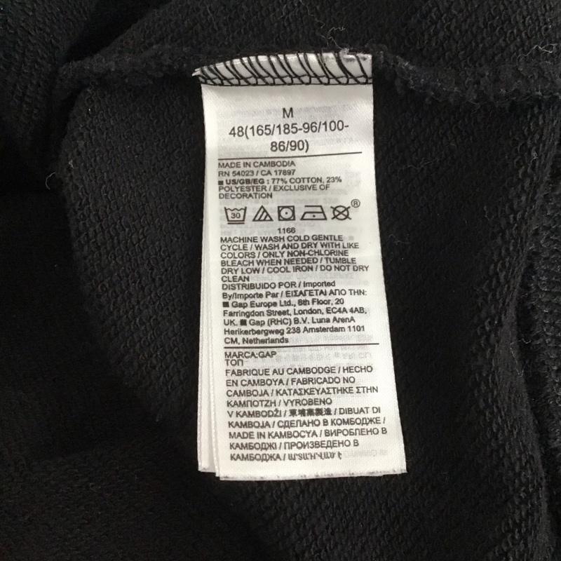 ギャップ GAP パーカー 長袖 ジップアップパーカー 長袖パーカー カジュアルジャケット M プリント 黒 / ブラック / メンズ USED 古着 中古 10132793