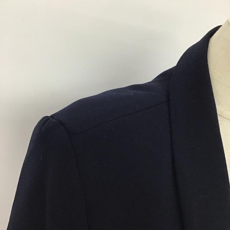 ザラウーマン ZARA WOMAN ジャケット、上着 ジャケット、ブレザー 7864 778 401 袖ギャザー XS 無地 紺 / ネイビー / レディース USED 古着 中古 10116177