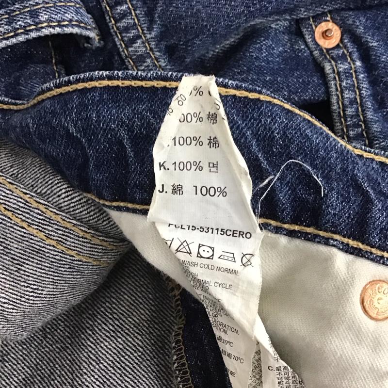 リーバイストラウスアンドコー Levi Strauss & co. パンツ デニム、ジーンズ デニムパンツ ストレートパンツ ワイドパンツ カジュアルパンツ 35インチ 無地 インディゴ / インディゴ /  メンズ USED 古着 中古 10124010