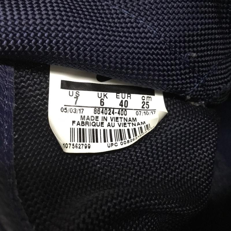 ナイキ NIKE スニーカー スニーカー 864024-400 SF AF1 25cm 25.0cm ロゴ、文字 紺 / ネイビー / レディース USED 古着 中古 10110161