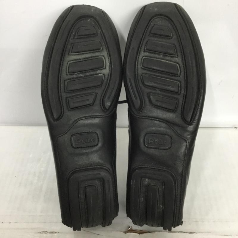 ポロラルフローレン POLO RALPH LAUREN ローファー ローファー 506787 ドライビングシューズ 無地 黒 / ブラック / メンズ USED 古着 中古 10123811