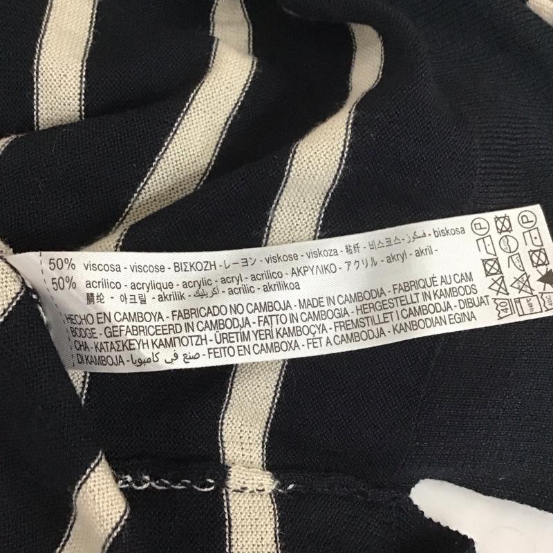 ザラ ZARA ニット、セーター 長袖 ボーダー S ボーダー柄 マルチカラー / マルチカラー /  レディース USED 古着 中古 10114141