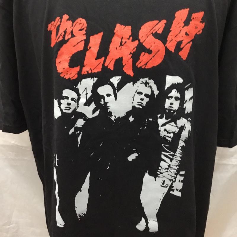 古着 USED Tシャツ 半袖 半袖カットソー プリントTシャツ クルーネックカットソー バンドTシャツ XL プリント 黒 / ブラック / メンズ USED 古着 中古 10114039