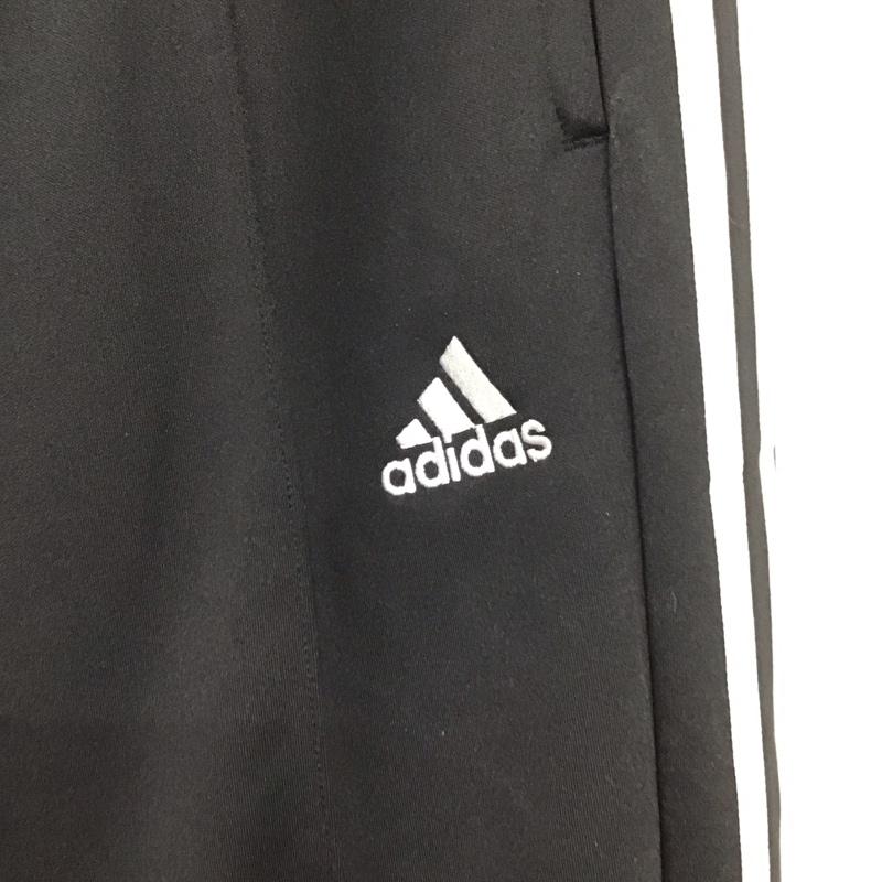 アディダス adidas パンツ ワークパンツ、ペインターパンツ ia9419 スリーストライプスダブルニットトラックパンツ ジャージ L ロゴ、文字 黒 / ブラック / メンズ USED 古着 中古 10131152