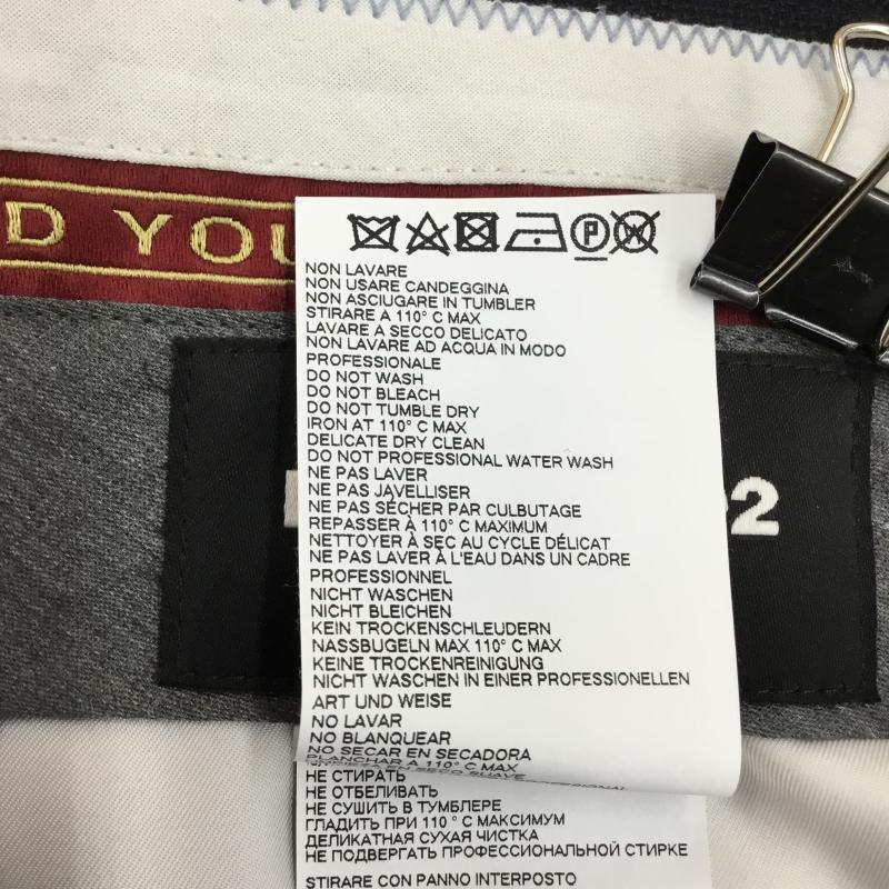 ディースクエアード2 DSQUARED2 パンツ スラックス 38 無地 紺 / ネイビー / レディース USED 古着 中古 10122731