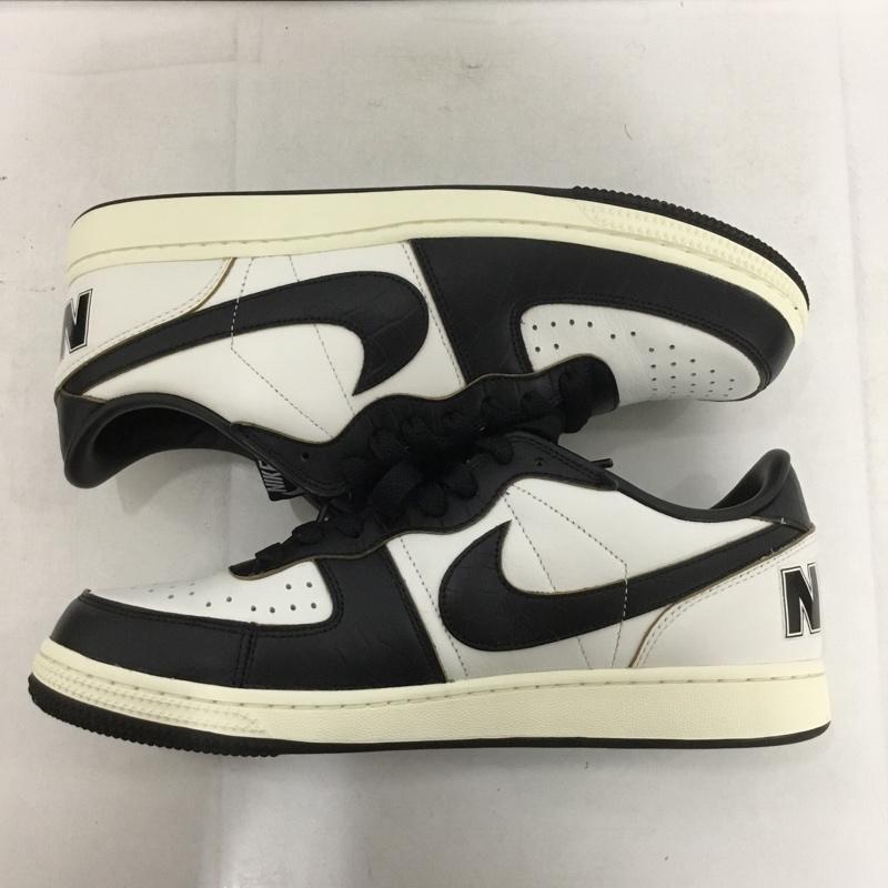 ナイキ NIKE スニーカー スニーカー FQ8127 030 TERMINATOR LOW PRM 29cm 箱有 29.0cm ロゴ、文字 白 / ホワイト / X 黒 / ブラック / メンズ USED 古着 中古 10137994