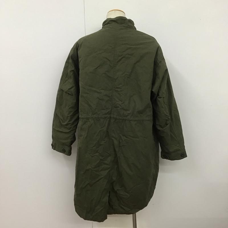 ジーユー GU ジャケット、上着 ジャケット、ブレザー 312-338194 4WAY モッズコート ジップアップジャケット アウター L 無地 カーキ / カーキ / メンズ USED 古着 中古 10109149