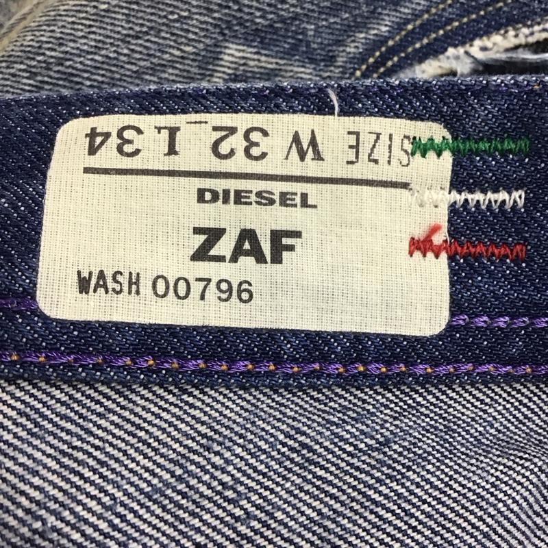 ディーゼル DIESEL パンツ デニム、ジーンズ デニムパンツ スリムパンツ ジーンズ 32インチ 無地 インディゴ / インディゴ /  メンズ USED 古着 中古 10124364