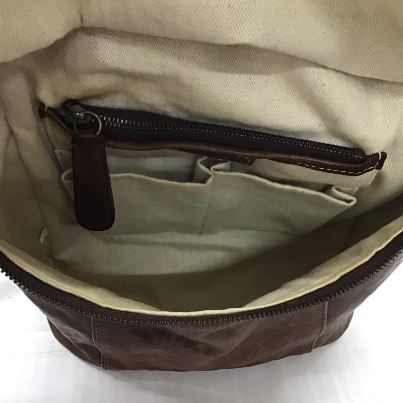 ゲンテン genten ショルダーバッグ ショルダーバッグ レザー 無地 茶 / ブラウン / レディース USED 古着 中古 10115446