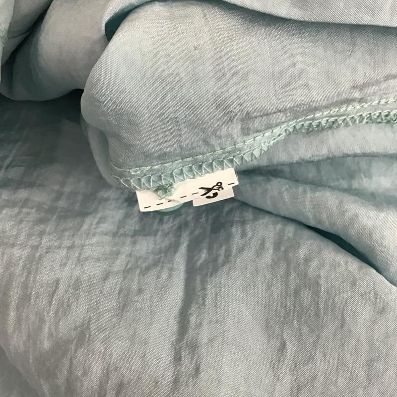 ザラ ZARA シャツ、ブラウス 長袖 長袖シャツ カラーシャツ 長袖カットソー S 無地 水色 / ライトブルー / レディース USED 古着 中古 10117831