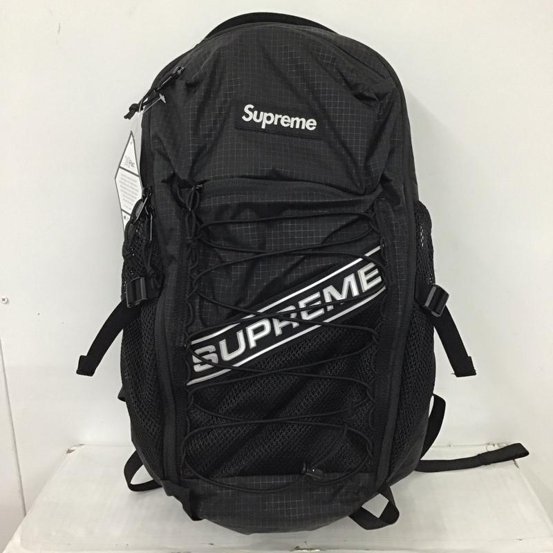 シュプリーム Supreme リュックサック、デイパック リュックサック、デイバッグ Backpack 2023FW タグ付き ロゴ、文字 黒 / ブラック / メンズ USED 古着 中古 10115066