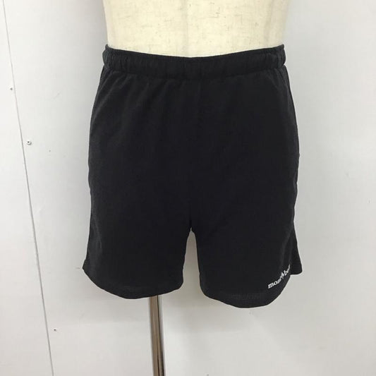 モンベル mont-bell パンツ ショートパンツ 1105527 トレールランニングショーツ ハーフパンツ ショートパンツ S ロゴ、文字 黒 / ブラック /  メンズ USED 古着 中古 10123766
