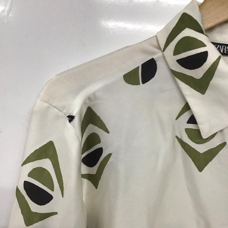 ザラ ZARA シャツ、ブラウス 長袖 3354 253 098 M 総柄 マルチカラー / マルチカラー / レディース USED 古着 中古 10139260