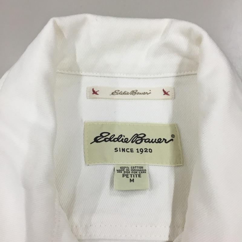 エディーバウアー Eddie Bauer ジャケット、上着 ジャケット、ブレザー コットン M 無地 白 / ホワイト / レディース USED 古着 中古 10112892