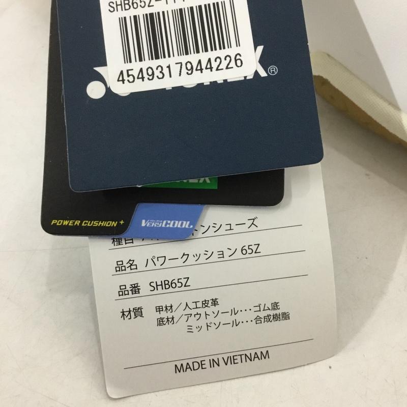 ヨネックス YONEX スニーカー スニーカー SHB65Z パワークッション65Zワイド 23cm バドミントンシューズ 23.0cm ロゴ、文字 白 / ホワイト / X 黒 / ブラック / X 赤 / レッド / レディース USED 古着 中古 10142477