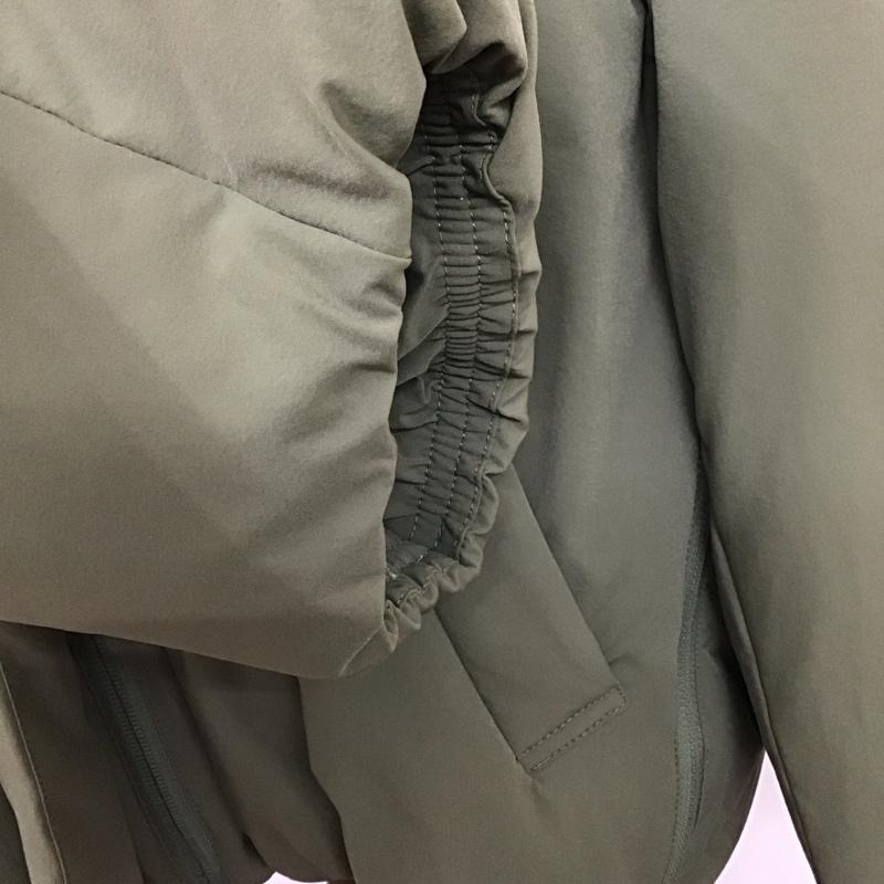 マウジー MOUSSY ジャケット、上着 ダウンジャケット 010faw30-5900 HOODEDMIDDLEPUFFERジャケット ジップアップジャケット アウター 2 無地 カーキ / カーキ / レディース USED 古着 中古 10119062