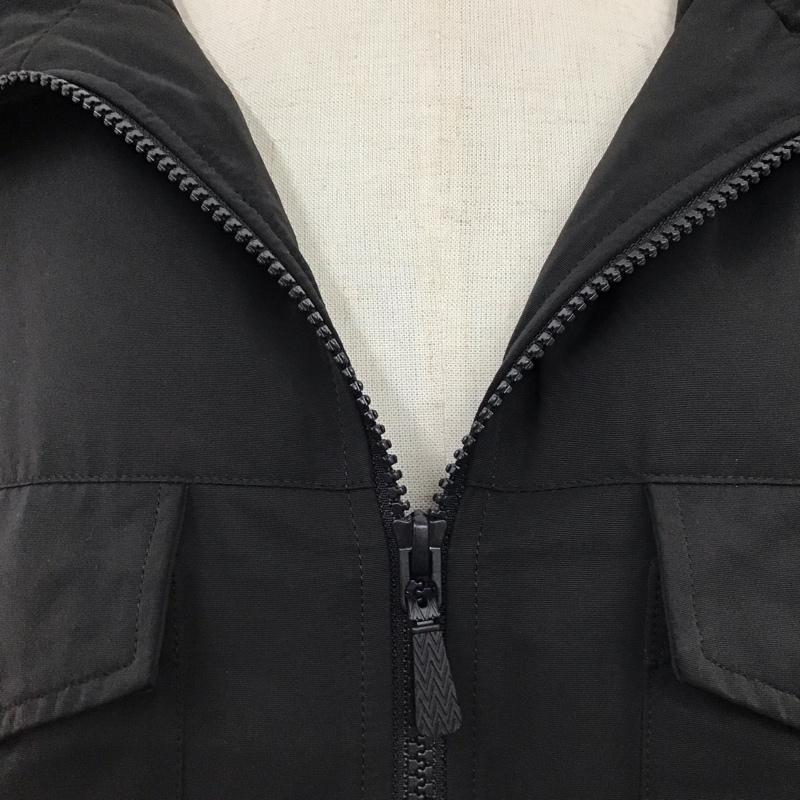 ユニクロ UNIQLO ジャケット、上着 ダウンジャケット 211-443185 ハイブリッドダウンオーバーサイズパーカ S 無地 黒 / ブラック / レディース USED 古着 中古 10120540