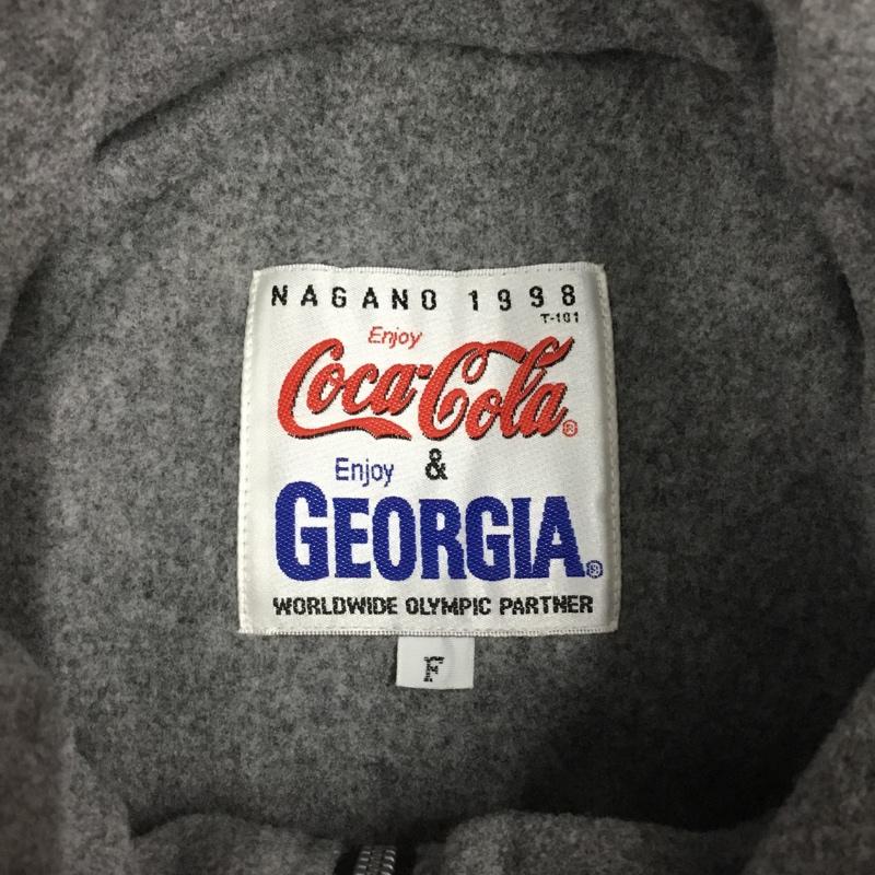 古着 USED ジャケット、上着 ジャンパー、ブルゾン Coca Cola 長野オリンピック 1998 ミズノ ベスト セット プルオーバー FREE ロゴ、文字 灰 / グレー / X 黒 / ブラック / X 白 / ホワイト / X 赤 / レッド / メンズ USED 古着 中古 10118945