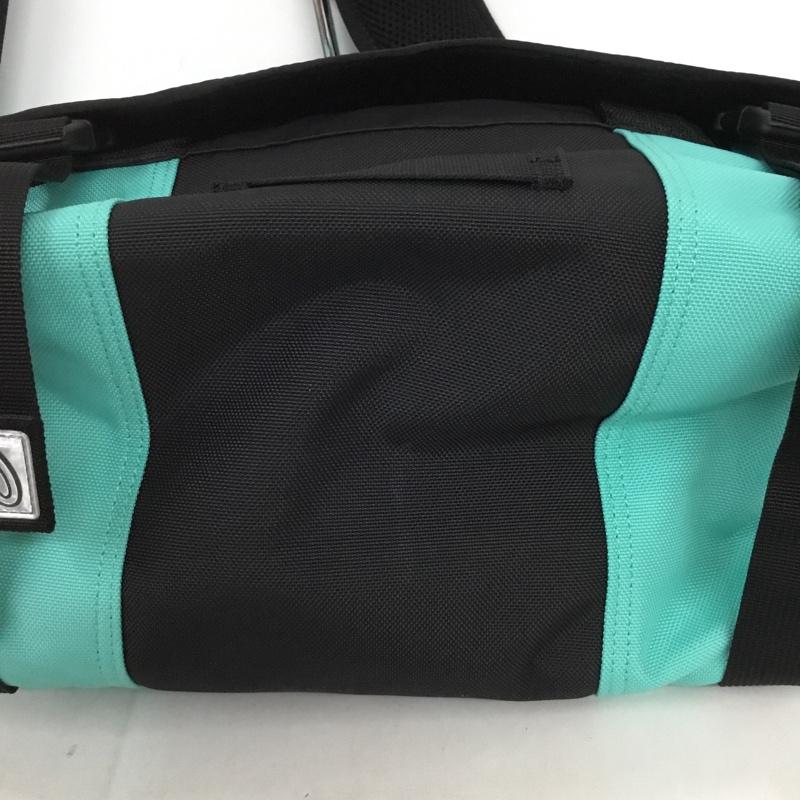 ティンバックツー TIMBUK2 メッセンジャーバッグ メッセンジャーバッグ 1108-4-1340 ショルダーバッグ クラシックメッセンジャー タグ付き ロゴ、文字 水色 / ライトブルー / X 黒 / ブラック / メンズ USED 古着 中古 10131896