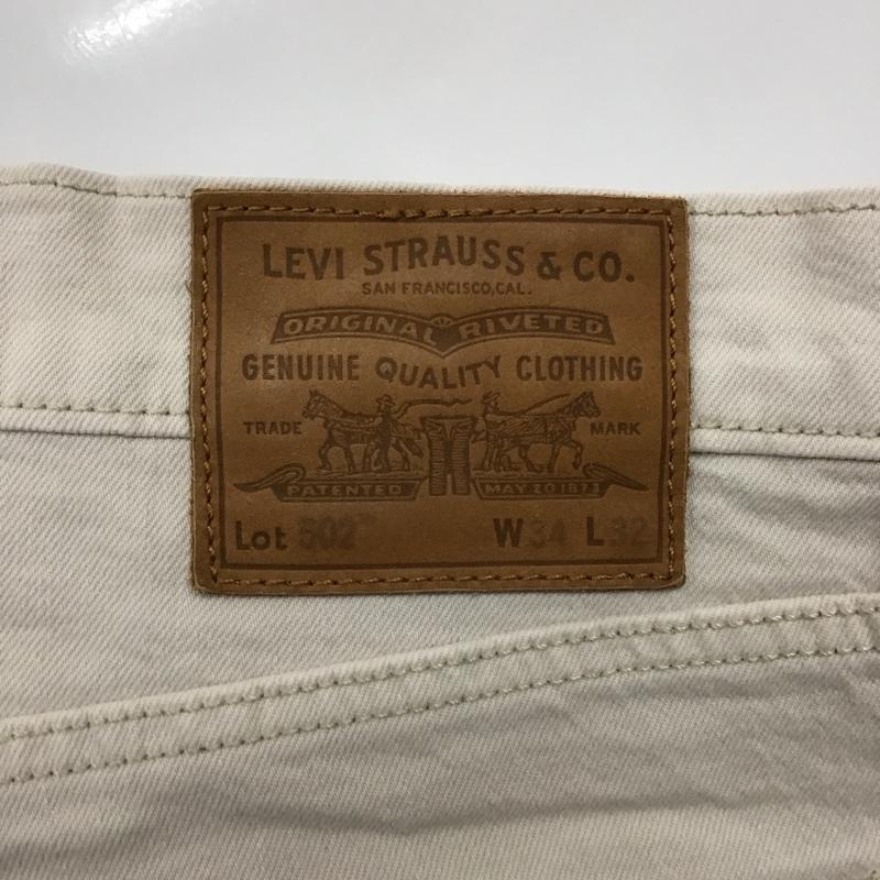リーバイストラウスアンドコー Levi Strauss & co. パンツ デニム、ジーンズ デニムパンツ スリムパンツ ストレッチパンツ ジーンズ 34 無地 ベージュ / ベージュ /  メンズ USED 古着 中古 10122785