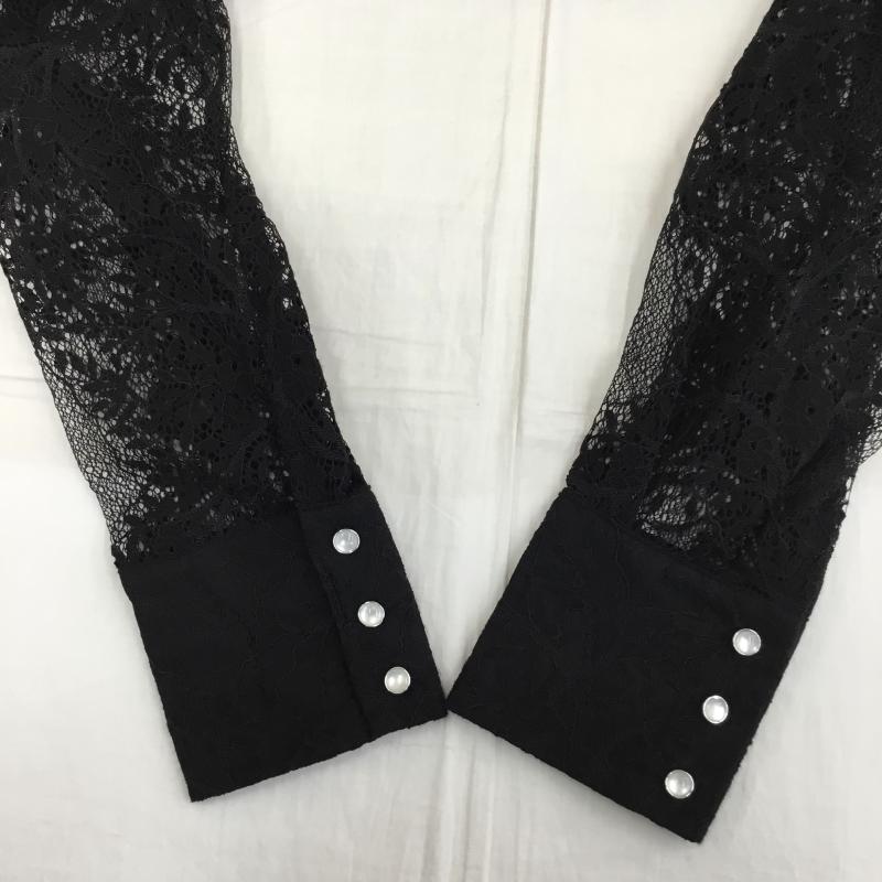 ジーナシス JEANASIS シャツ、ブラウス 長袖 ウエスタンレースシャツ FREE 総柄 黒 / ブラック / レディース USED 古着 中古 10135929