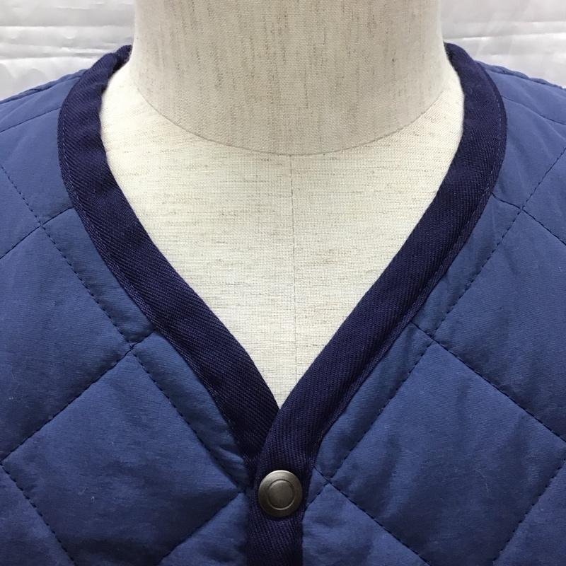 トロフィークロージング TROPHY CLOTHING ベスト ベスト ベスト キルティングベスト ノースリーブカットソー M 無地 紺 / ネイビー / メンズ USED 古着 中古 10110986