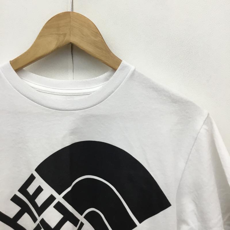 ザノースフェイス THE NORTH FACE Tシャツ 半袖 NT31609Z BIGロゴTシャツ S ロゴ、文字 白 / ホワイト / X 黒 / ブラック / レディース USED 古着 中古 10130850