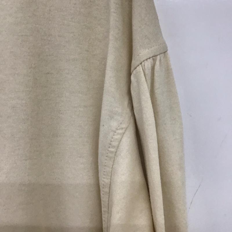 サマンサモスモス Samansa Mos2 カットソー 七分袖 FREE 無地 ベージュ / ベージュ / レディース USED 古着 中古 10133439