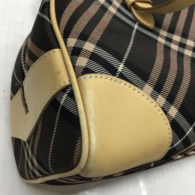 バーバリーブルーレーベル BURBERRY BLUE LABEL ハンドバッグ ハンドバッグ ボストンバッグ チェック マルチカラー / マルチカラー / レディース USED 古着 中古 10119113