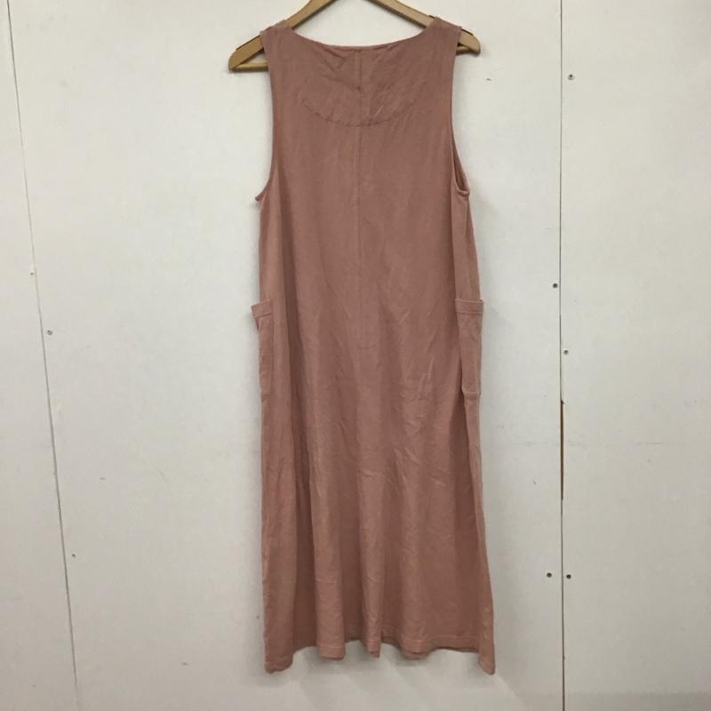 ピンクハウス PINK HOUSE ワンピース ロングスカート ノースリーブワンピース ロングスカート フレアスカート ロゴ、文字 桃 / ピンク / レディース USED 古着 中古 10134200