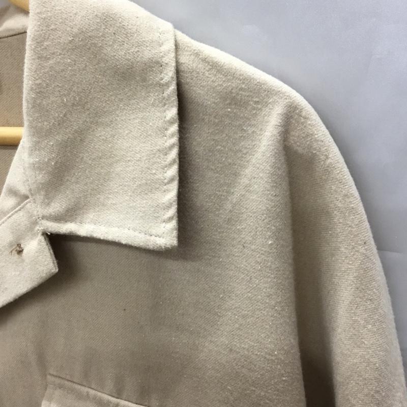 アズールバイマウジー AZUL BY MOUSSY シャツ、ブラウス 長袖 250EAB30-266I H/B LOOSE SHIRT L 無地 ベージュ / ベージュ / レディース USED 古着 中古 10110851
