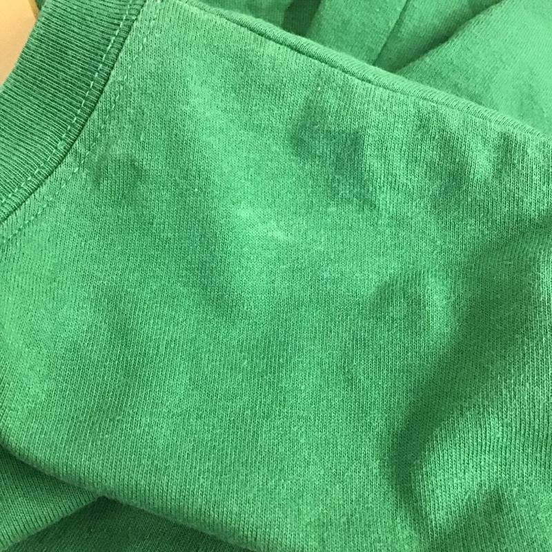 ニコアンド niko and... Tシャツ 半袖 M ロゴ、文字 X プリント 緑 / グリーン / レディース USED 古着 中古 10129740