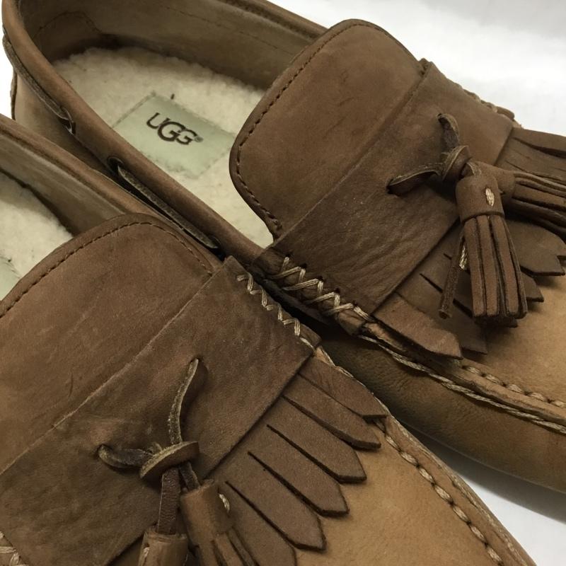 アグ UGG カジュアルシューズ カジュアルシューズ 1010139 タッセル モカシン 26cm US:8 ロゴ、文字 茶 / ブラウン / メンズ USED 古着 中古 10110156