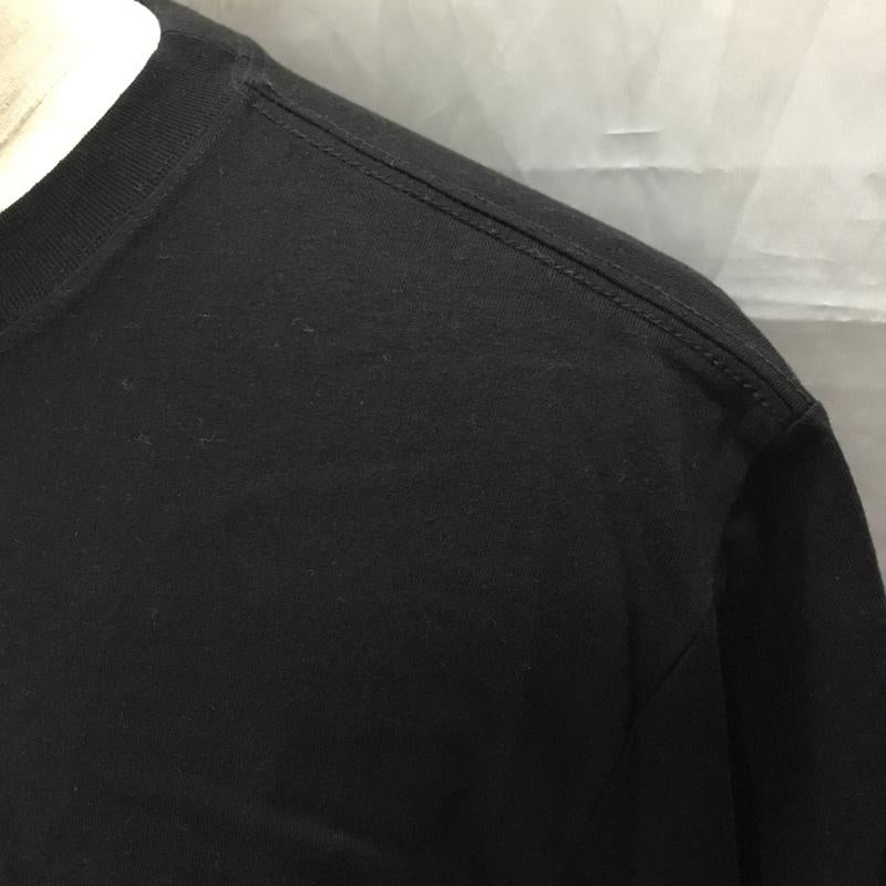 ディーシーシューズ DC SHOES Tシャツ 半袖 半袖カットソー プリントTシャツ クルーネックカットソー L ロゴ、文字 黒 / ブラック / メンズ USED 古着 中古 10111284