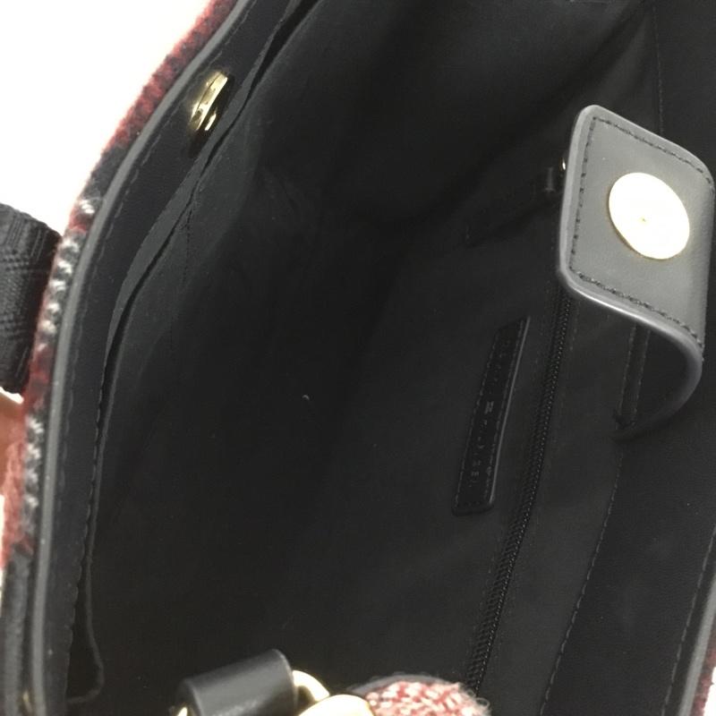 トミーヒルフィガー TOMMY HILFIGER ハンドバッグ ハンドバッグ チェック ショルダー ワンポイント 白 / ホワイト / X 紺 / ネイビー / X えんじ / ワインレッド / レディース USED 古着 中古 10137943