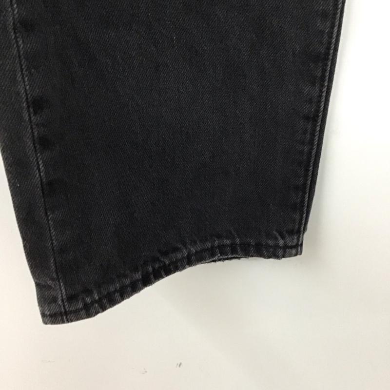 リーバイストラウスアンドコー Levi Strauss & co. パンツ デニム、ジーンズ デニムパンツ ワイドパンツ カジュアルパンツ 32インチ 無地 黒 / ブラック / メンズ USED 古着 中古 10132920