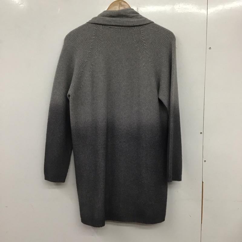 ファビアナフィリッピ FABIANA FILIPPI カーディガン 長袖 QW2213327 ショールカラー S 無地 灰 / グレー / レディース USED 古着 中古 10133751