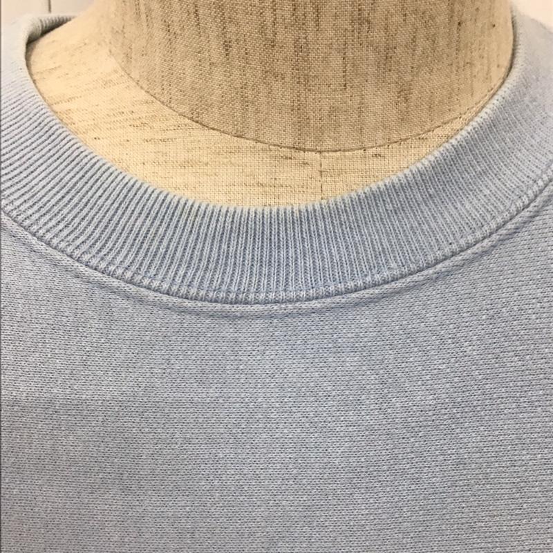 チャンピオン Champion トレーナー 長袖 スウェット 裏起毛 L ワンポイント 水色 / ライトブルー / メンズ USED 古着 中古 10111859