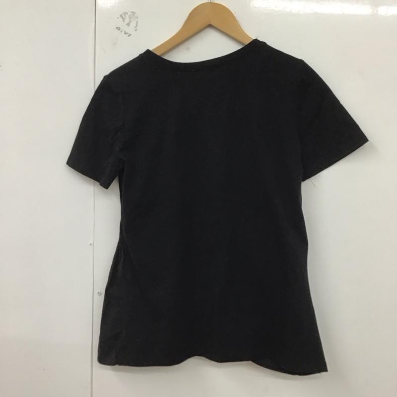 ザラ ZARA カットソー 半袖 S 無地 黒 / ブラック / レディース USED 古着 中古 10129397